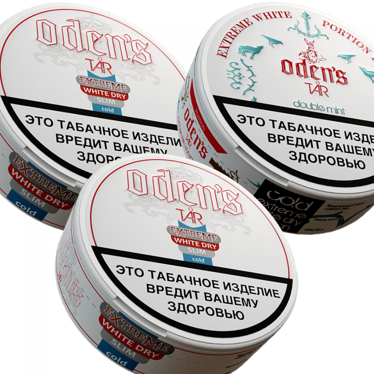 Жевательный табак Oden's Tar Double Mint 16 гр